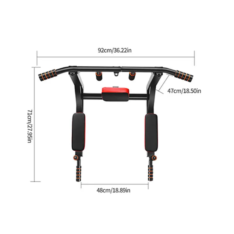 Multifunctional wall-mounted pull-up bar, pull-up fitness support.