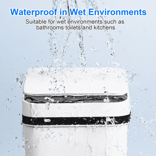 2 Pack 12L Automatic Trash Cans Touchless Motion Sensor with Lid