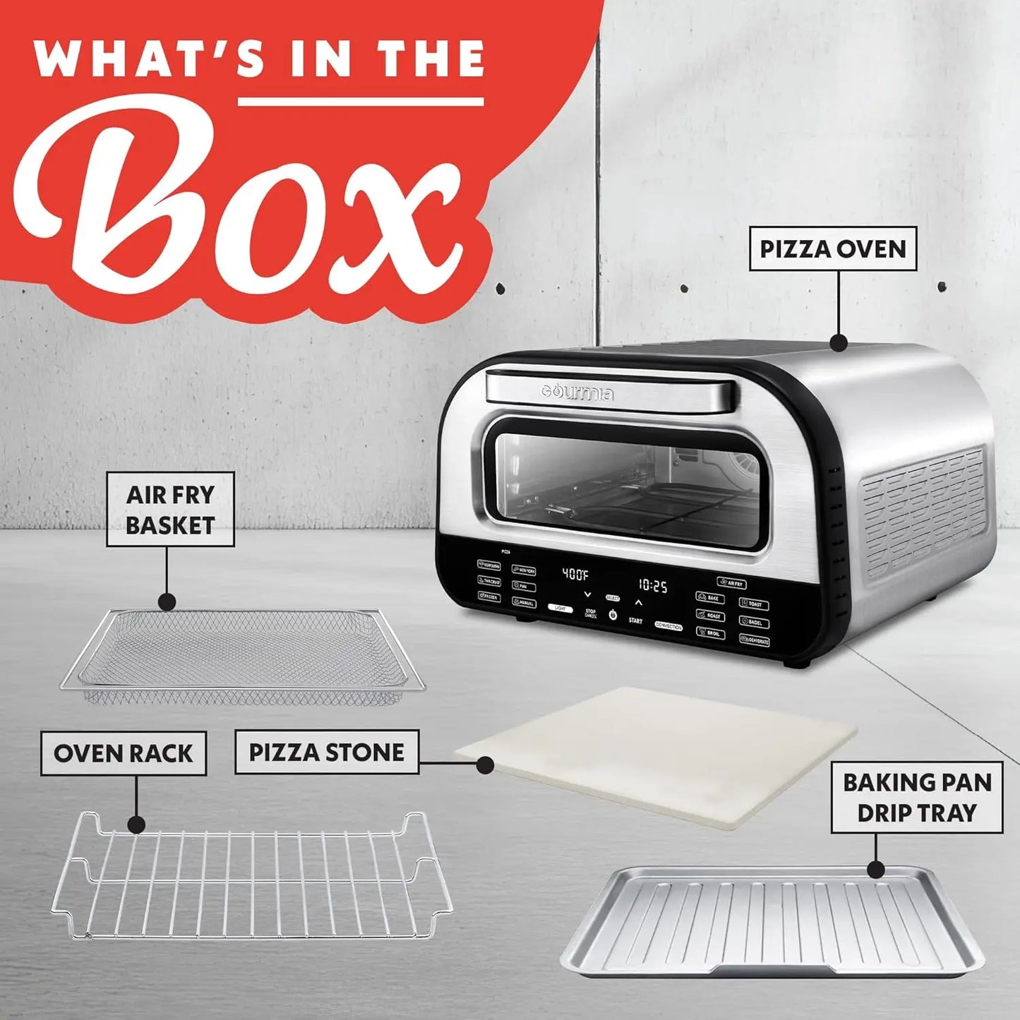 Indoor Pizza Oven Air Fryer Toaster