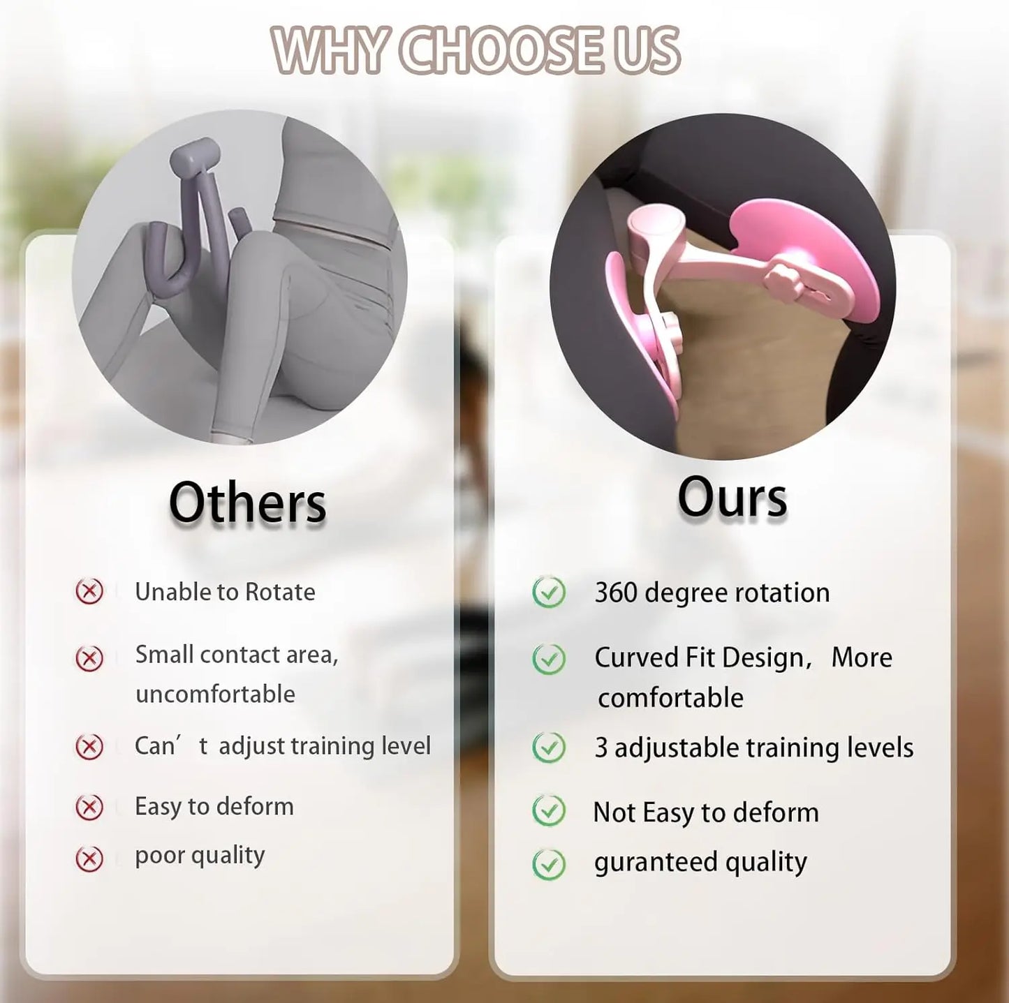 Pelvic Floor Trainer, Kegel Exerciser for Women, Resistance Training for Pelvic Floor