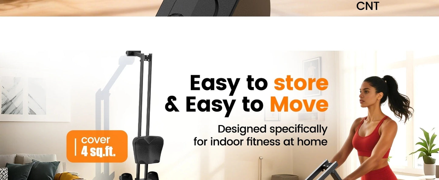 YOSUDA Magnetic Rowing Machine, 350 LB Weight Capacity with 115lbs Adjustable Resistance