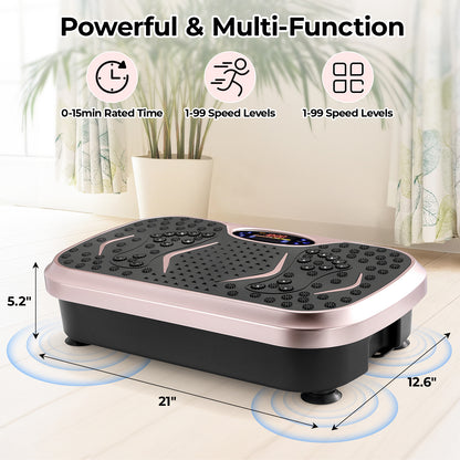 Fitness Vibration Board for Home, Full Body Exercise Machine