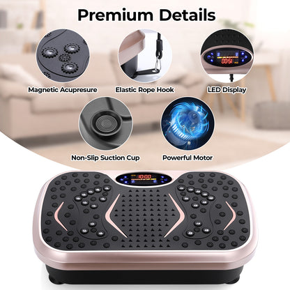 Fitness Vibration Board for Home, Full Body Exercise Machine