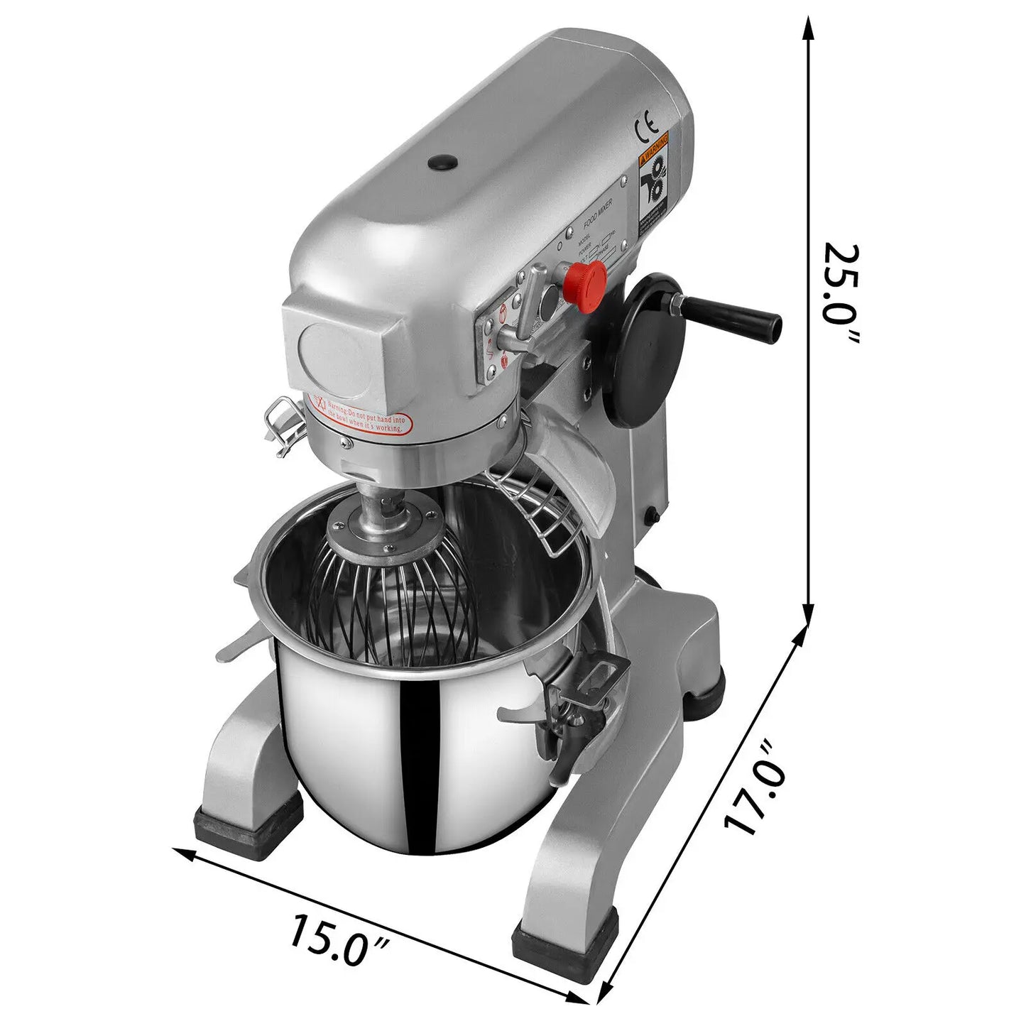 10- 30L Electric Dough Machine Kitchen Food Stand Blender