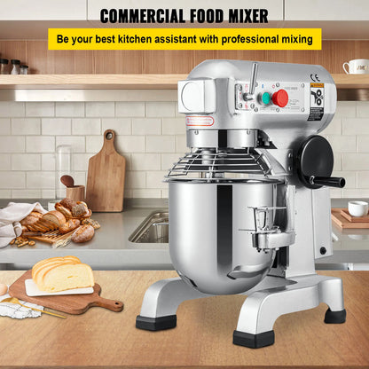 10- 30L Electric Dough Machine Kitchen Food Stand Blender
