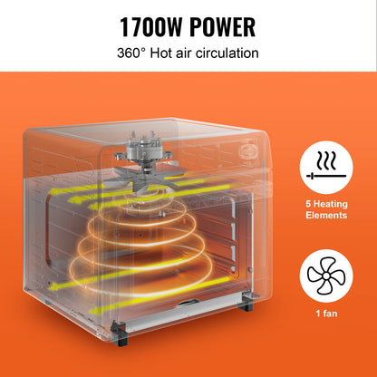 Air Fryer Toaster Oven with Grill for Kitchen