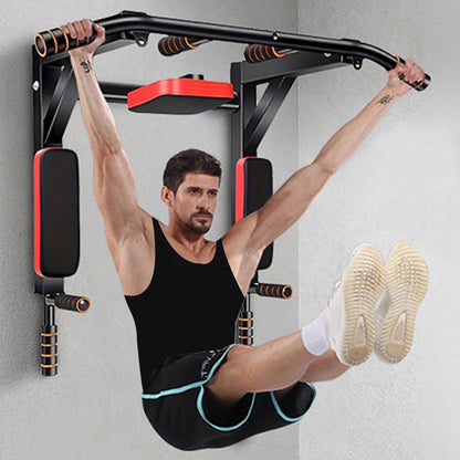 Multifunctional wall-mounted pull-up bar, pull-up fitness support.