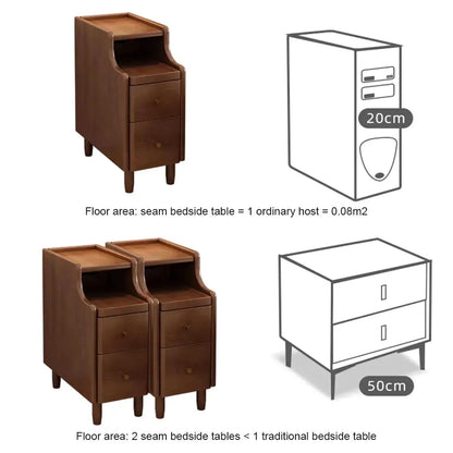 Nightstand Storage Cabinet
