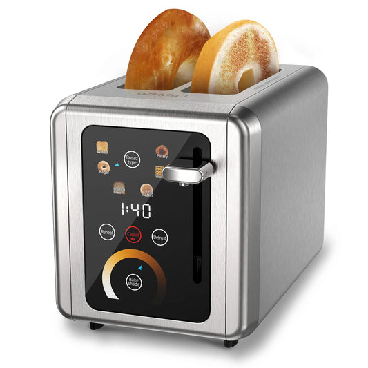 WHALL 2 Slice Toaster with Touchscreen