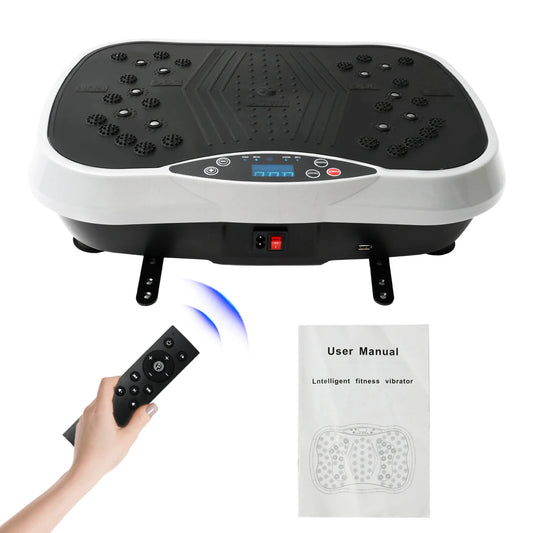 Vibration Plate, Exercise Machine Fat-Burning, Portable Fitness Equipment