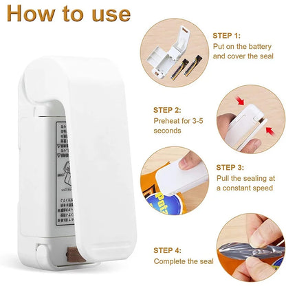 Mini Hea Bag Seal Machine And Package Sealer Bags