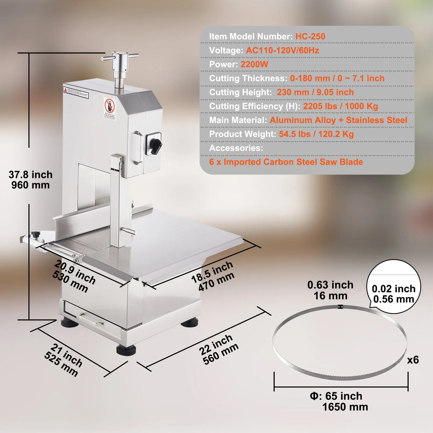 Electric Bone Cutting Sawing Machine