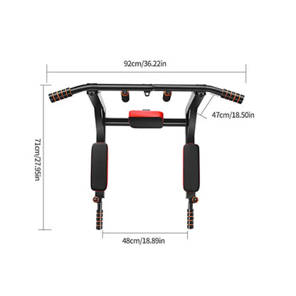 Multifunctional wall-mounted pull-up bar, pull-up fitness support.