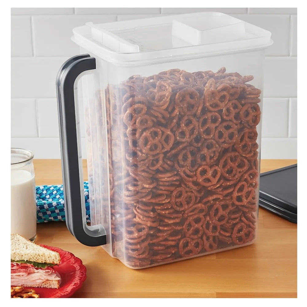 Large Food or Pet Food Storage Container Plastic Stackable Pantry