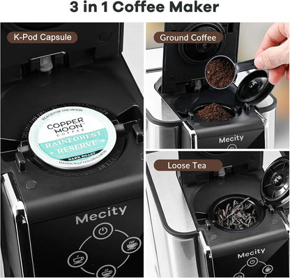 Coffee Maker 3 in 1 Single Serve Coffee Machine