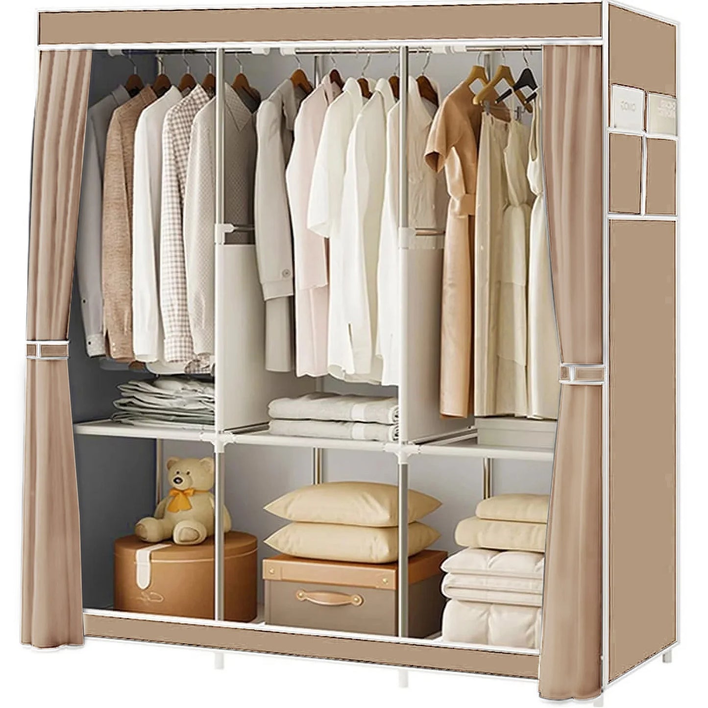 Wardrobe Organizer Storage Rack