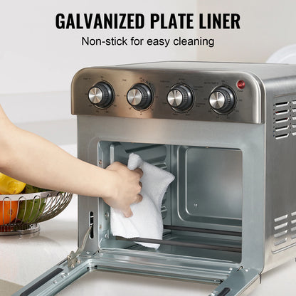 18L 1700W Air Fryer Toaster Oven Countertop Combo with Grill Home and Commercial Use