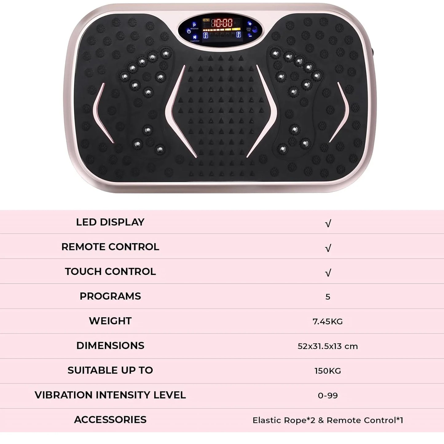Fitness Vibration Board for Home, Full Body Exercise Machine