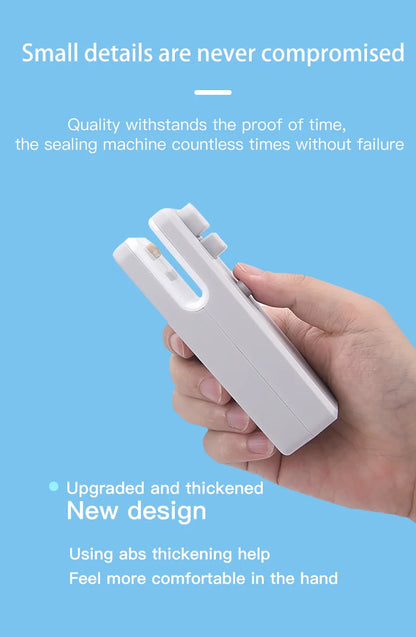 2-in-1 Mini USB Rechargeable Portable Heat Sealer