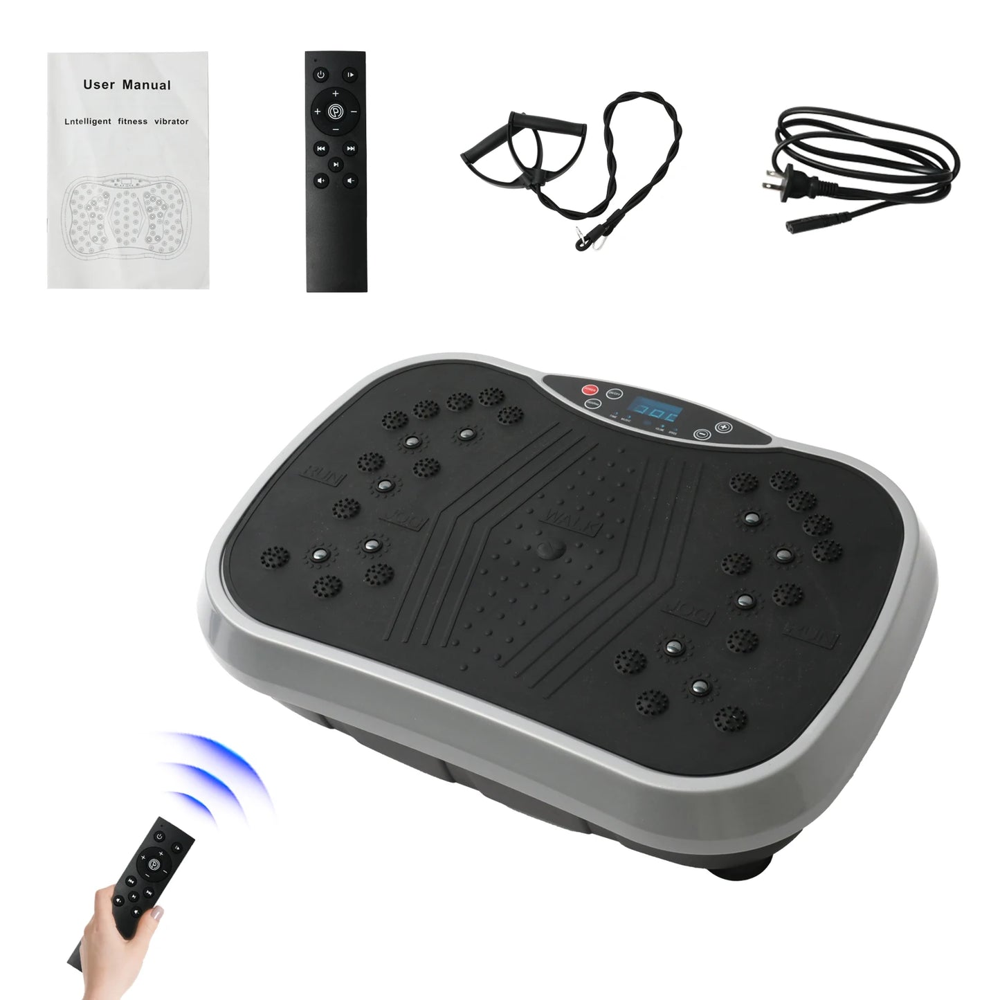 Vibration Plate, Exercise Machine Fat-Burning, Portable Fitness Equipment