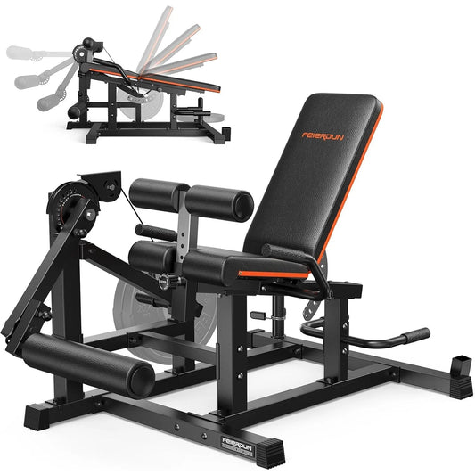 FEIERDUN Leg Extension and Curl Machine, Seated Leg Extension Machine