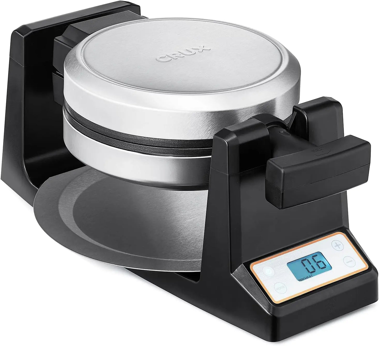 Rotating Belgian Waffle Maker with Deep Nonstick PFOA Free Plates