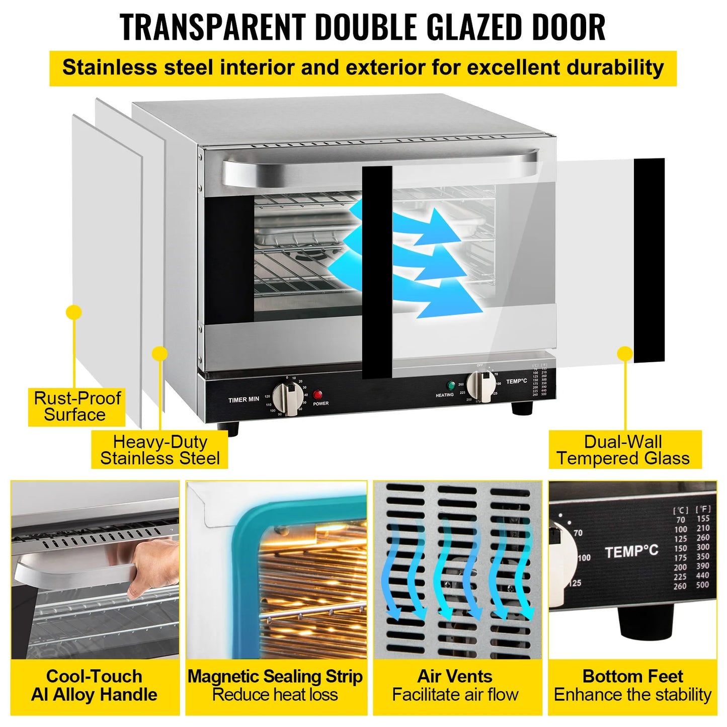 Electric Oven Commercial Multifunction Countertop