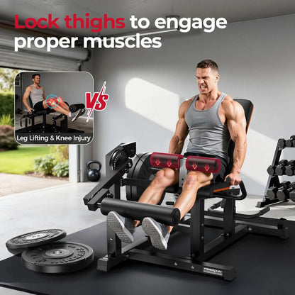 FEIERDUN Leg Extension and Curl Machine, Seated Leg Extension Machine