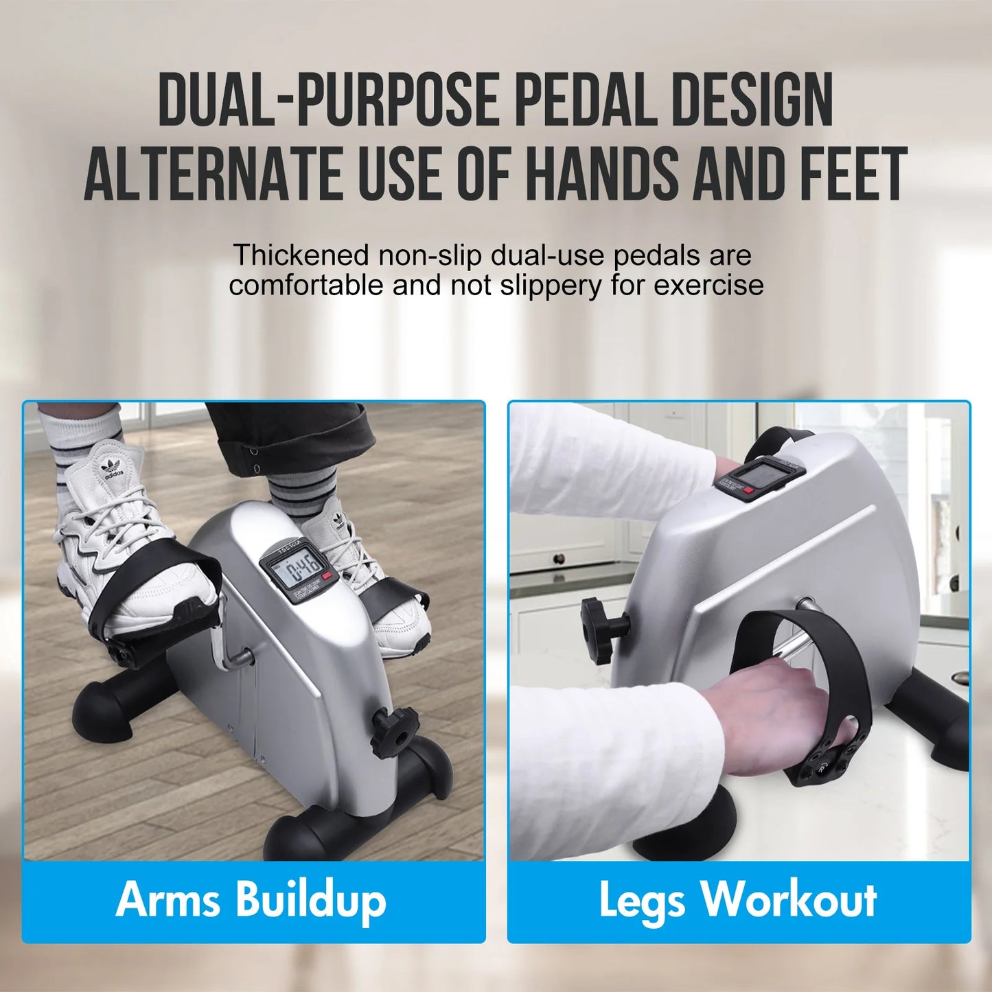 Mini Pedal Exercise Bike, Cycling Portable Bike