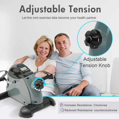 Mini Pedal Exercise Bike, Cycling Portable Bike