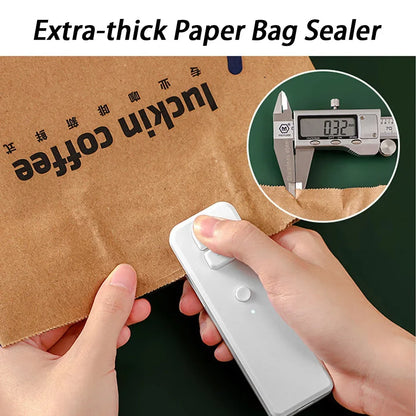 2-in-1 Mini USB Rechargeable Portable Heat Sealer