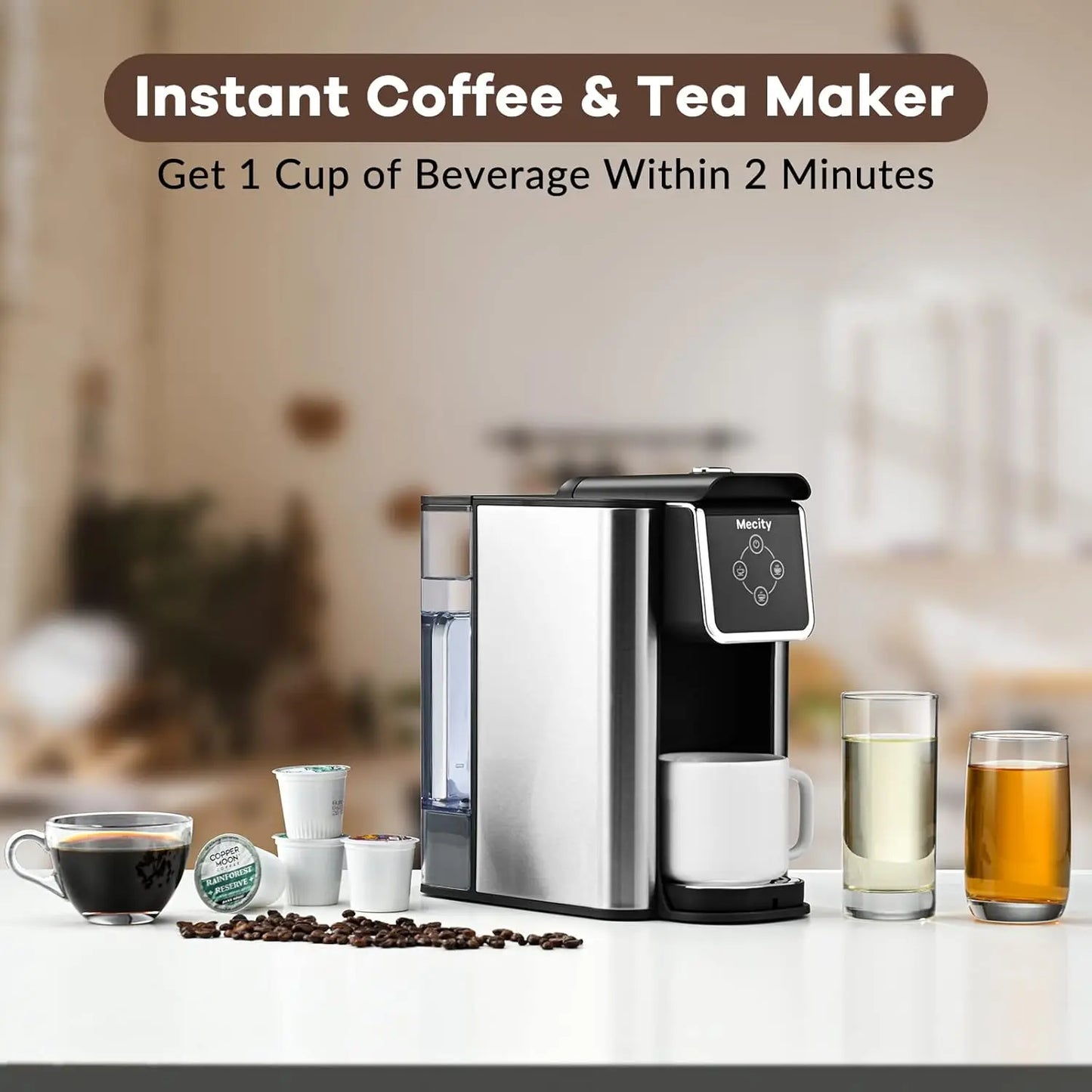 Coffee Maker 3 in 1 Single Serve Coffee Machine