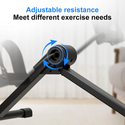 Under Desk Mini Exercise Bike Pedal With Electronic Display Folding Pedal Exerciser