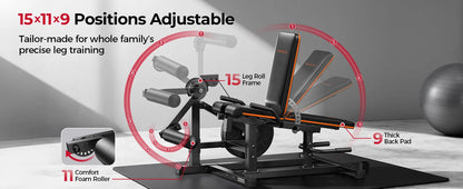 FEIERDUN Leg Extension and Curl Machine, Seated Leg Extension Machine