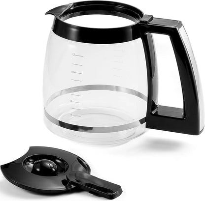 12-Cup Replacement Glass Carafe Compatible with Cuisinart Coffee Maker