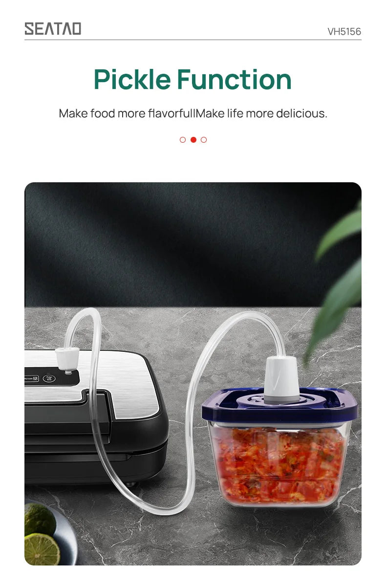 Automatic Multi Functional Built-in Storage & Cutting Vacuum Sealer