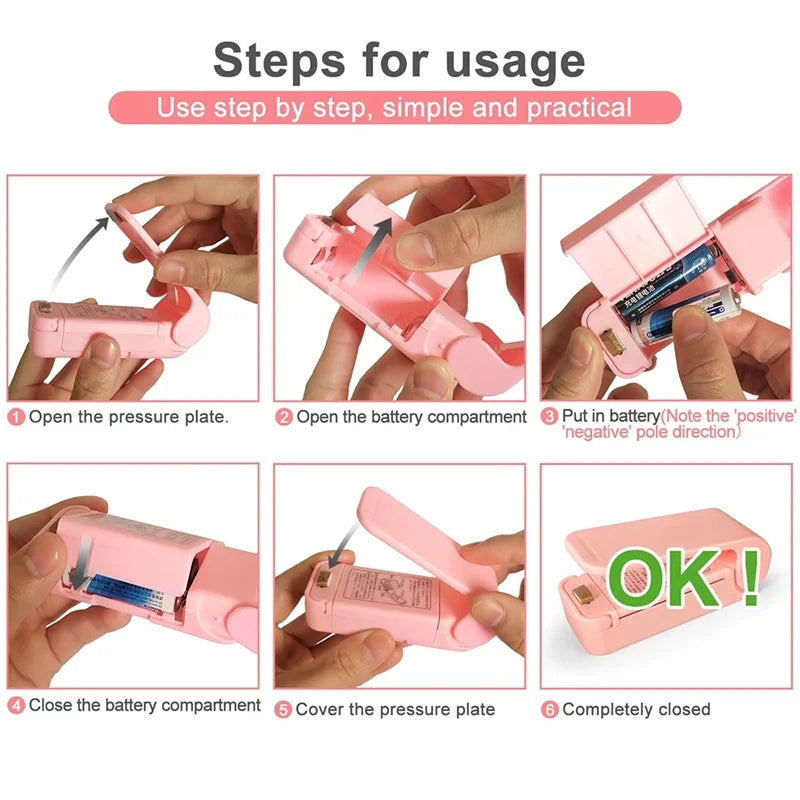 Mini Hea Bag Seal Machine And Package Sealer Bags