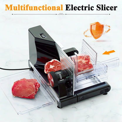 Electric Meat Slicer Machine for Home Cut Meat and Cheese