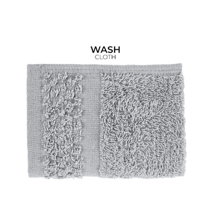 10 Piece Towel Set, Soft Absorbent Cotton Bath Towels, Hand Towels and Washcloths, Durable Fade Resistant Popcorn Texture