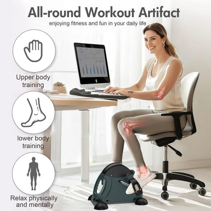 Mini Pedal Exercise Bike, Cycling Portable Bike