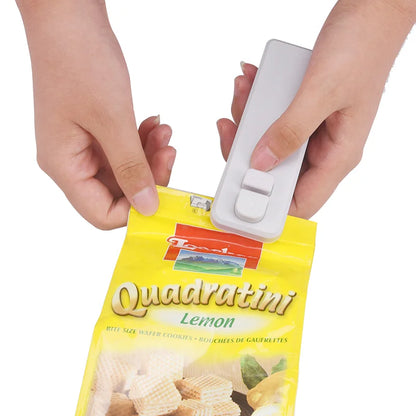 2-in-1 Mini USB Rechargeable Portable Heat Sealer