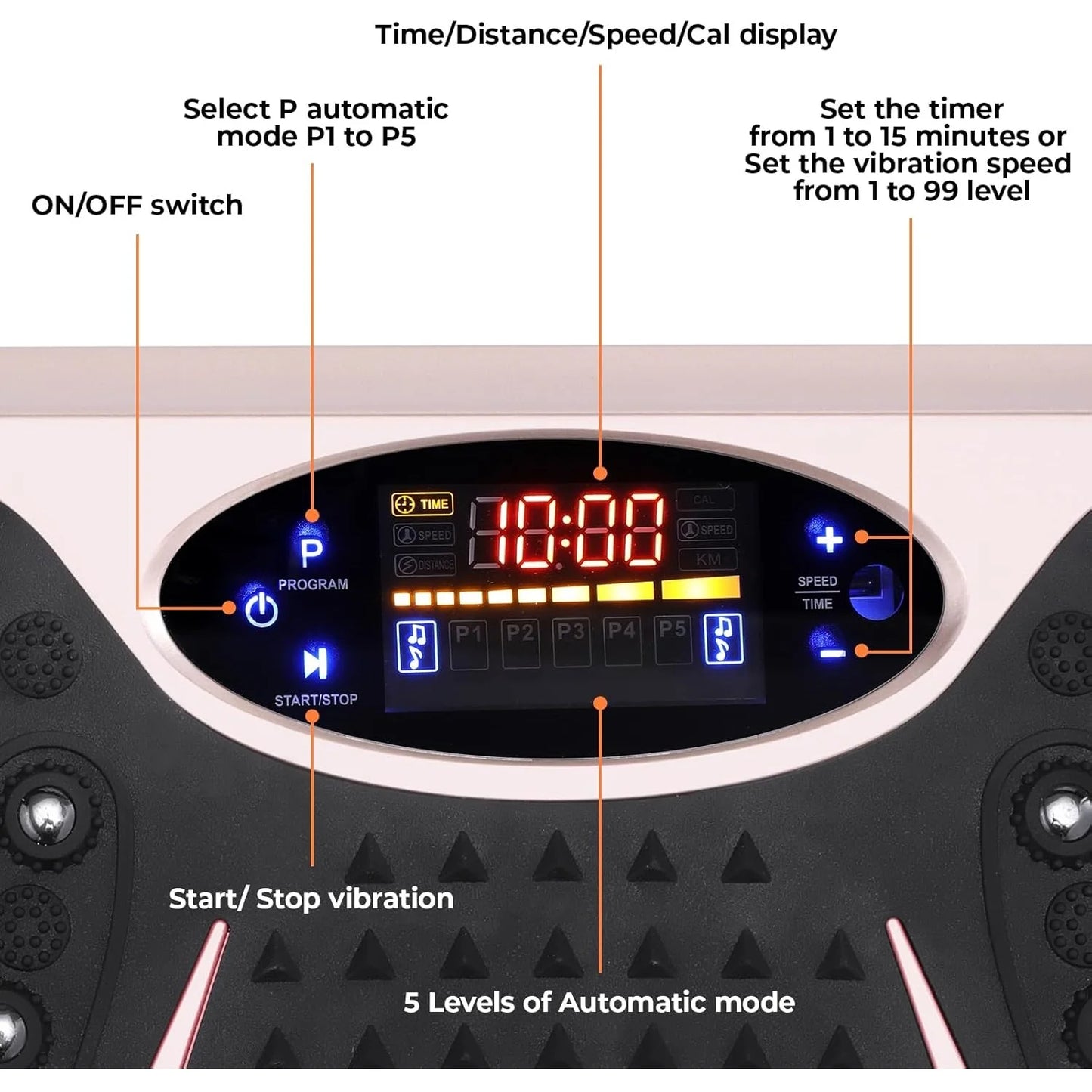 Fitness Vibration Board for Home, Full Body Exercise Machine