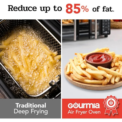 Black Gourmia Toaster Oven Air Fryer Combo