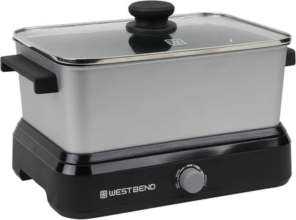 5-Quart Large Capacity Non-Stick Slow Cooker
