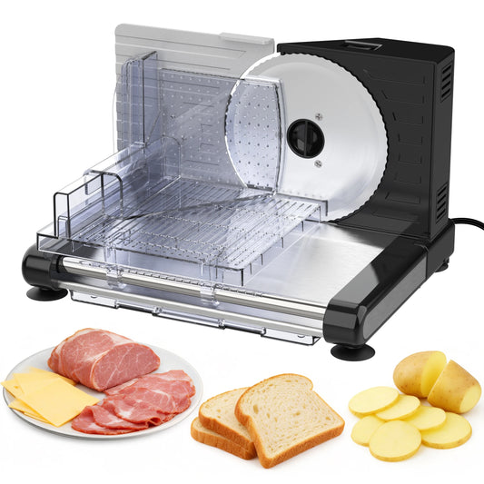 Electric Meat Slicer Machine for Home Cut Meat and Cheese