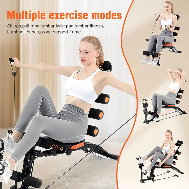 Adjustable sit-up machine with leg locking device for abdominal training