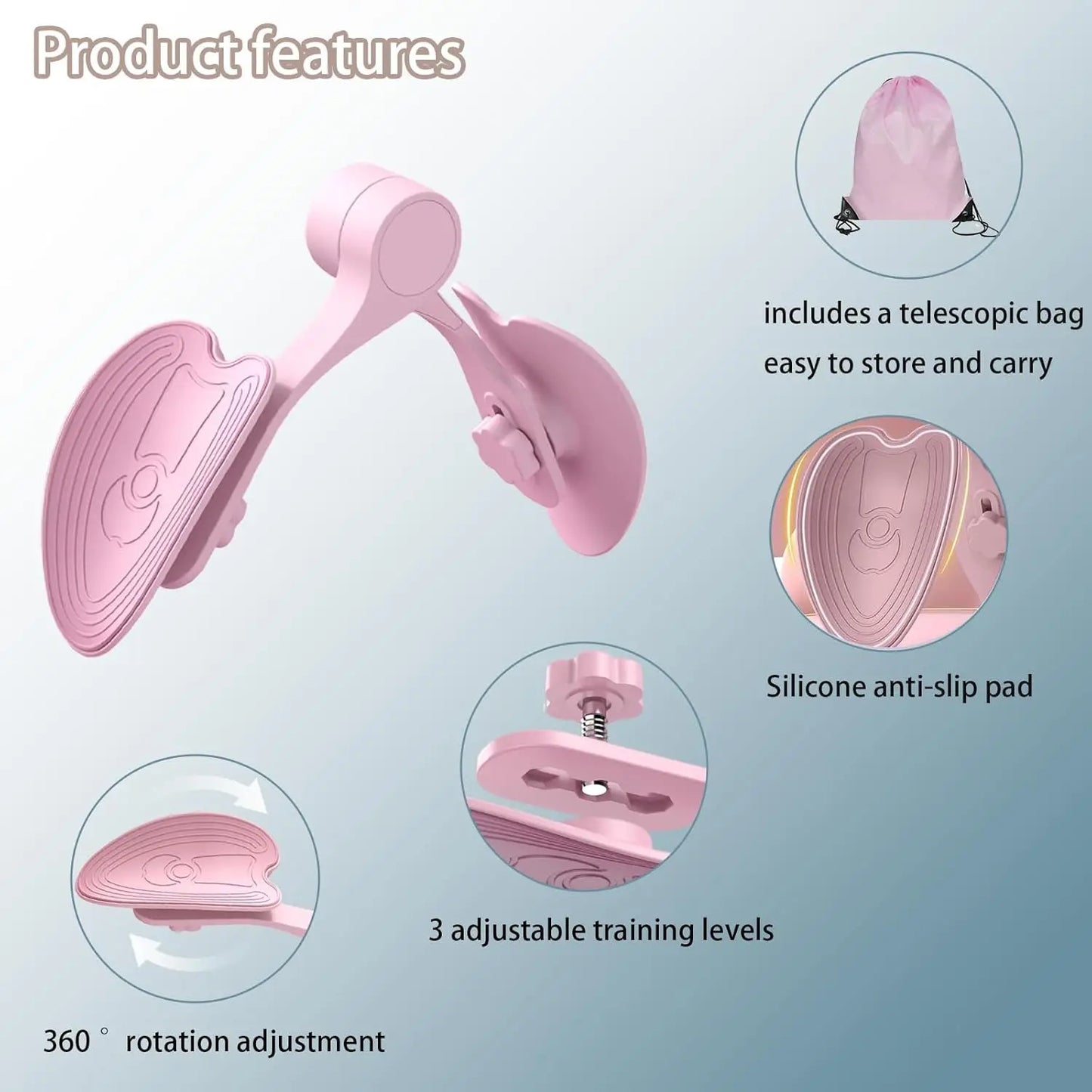 Pelvic Floor Trainer, Kegel Exerciser for Women, Resistance Training for Pelvic Floor
