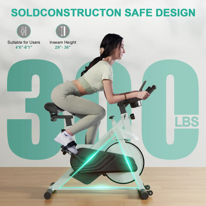 Super Run Exercise Bike,  Low Noise Workout Cycling Bike For Home