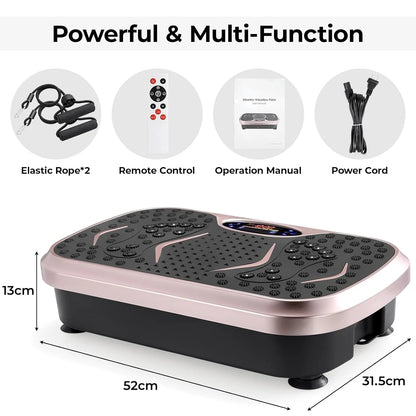 Fitness Vibration Board for Home, Full Body Exercise Machine