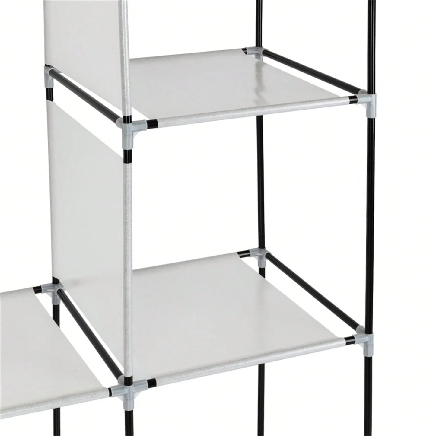 71" Portable, Freestanding Wardrobe, Closet Storage Organizer